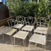 Collection de 6 chaises de jardin – Image 5